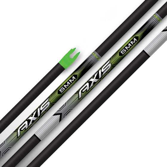 Factory Fletched EASTON AXIS 5MM CARBON ARROW 12 PACK