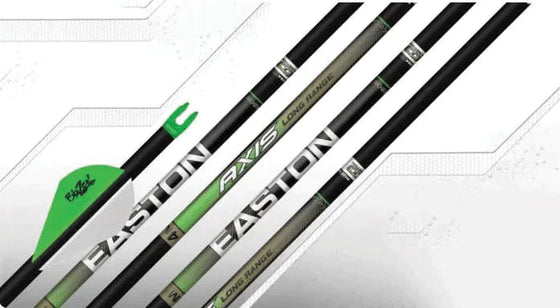 EASTON AXIS 4MM LONG RANGE CARBON ARROW SHAFTS 6 PACK